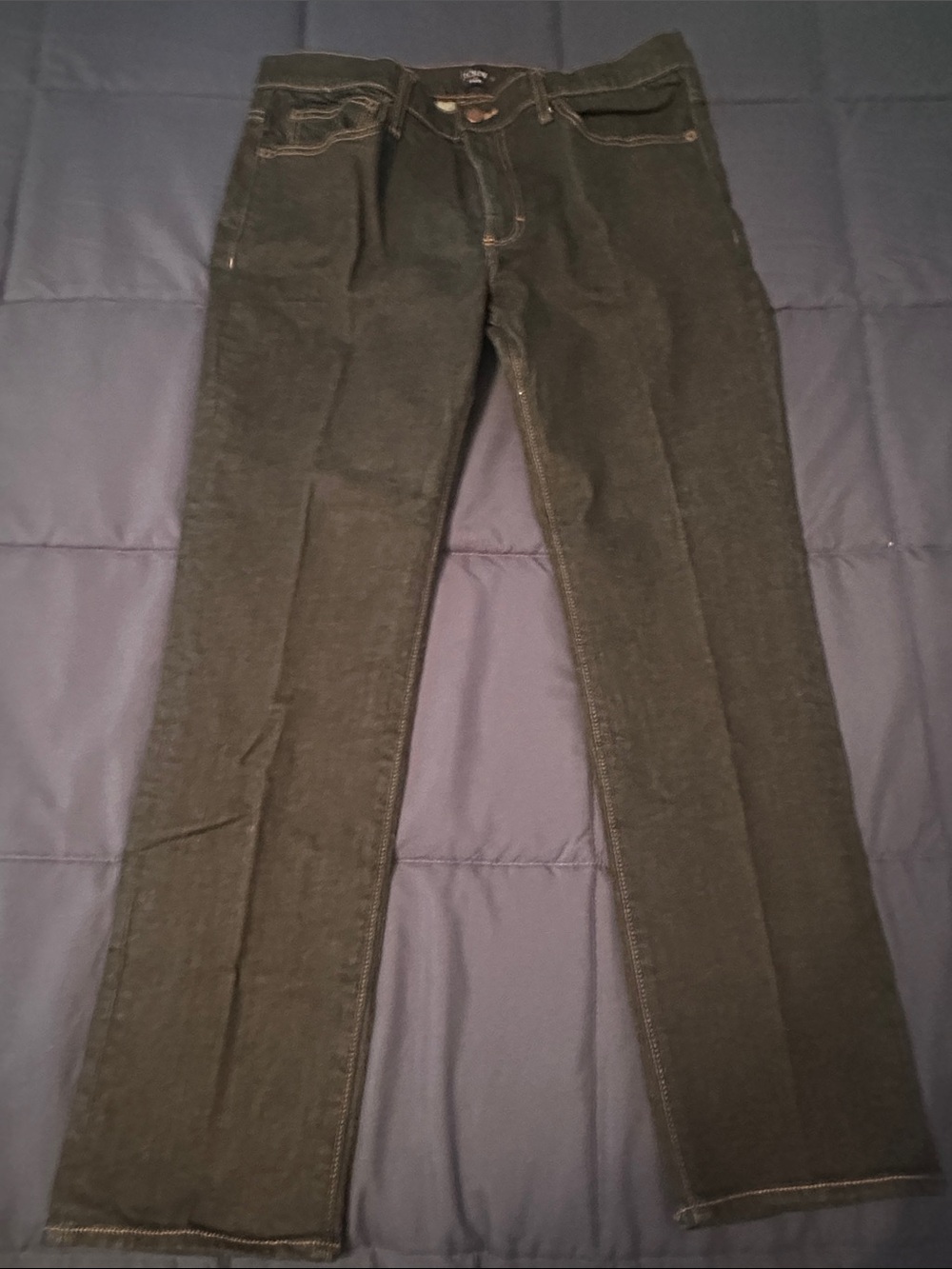 J. Crew Men's Dark Blue Straight-Leg Jeans SZ 34/30 Flex